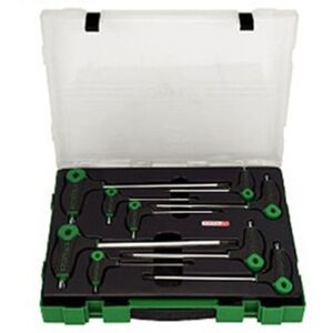 Jogo de chaves TORX TOPTUL 9Stk T10 T15 T20 T25 T27 T30 T40 T45 T50 T-Griff Image