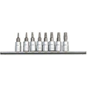 Jogo de chaves de caixa TORX TOPTUL 1/4 pequeno 8 Peça T8, T10, T15, T20, T25, T27, T30, T40 Image
