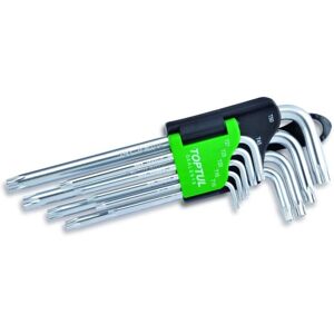 Jogo de chaves TORX TOPTUL 9Stk (T10 T15 T20 T25 T27 T30 T40 T45 T50) lang Image