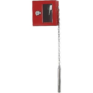 kaiserkraft Caixa com vidro para chave de emergência, com vara para partir, AxLxP 150 x 120 x 32 mm, UE 3 unid. Image
