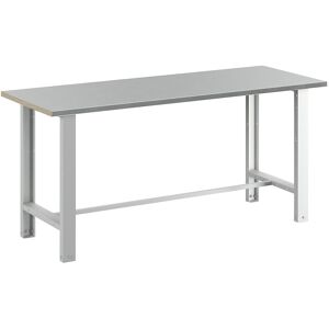 eurokraft basic Bancada de trabalho, sistema modular, largura do tampo 1850 mm, modelo base, tampo com revestimento em chapa de aço Image