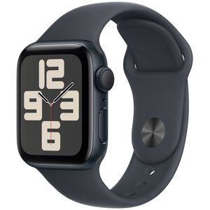 Apple Watch SE 2024 GPS 40mm Alumínio Meia-Noite com Braceletes Desportivas Meia-Noite M/L Image