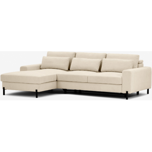 Sofá Chaise Longue VANILLA Sofás Material/Cor Tecido: Tecido Queens Cor Black Image