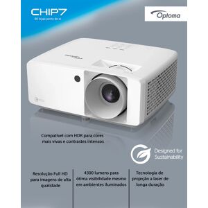 Projetor Optoma ZH420 Laser / 4300 Lumens / DLP / FHD / HDMI / 3D - E9PD7L301EZ1 Image