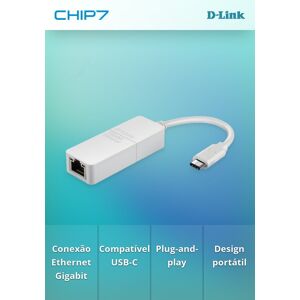 Adaptador D-Link USB C Macho > Ethernet Gigabit Image