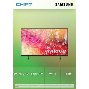SAMSUNG LED TV 50" DU7105  4K UHD SMART TV HDR PLANA 2024 Image