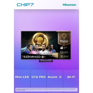 Smart Tv HISENSE 55" MINI-LED / 4K UHD / HDR10+ / SMART TV / Preto - 55U7Q PRO Image