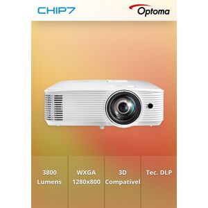 Optoma H117ST projector DLP de curta distância portátil 3D Image
