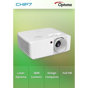 Projetor Optoma laser ultracompacto de alto brilho 3600 Lumens - ZW340E Image