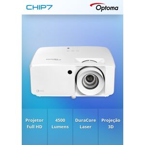 Projetor Optoma ZH450 Laser / 4500 Lumens / DLP / FHD / HDMI / 3D - E9PD7L321EZ1 Image