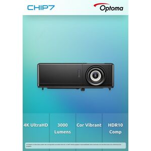 Projetor Optoma UHZ55 4K Ultra HD 3000 ANSI Lumens Laser Image