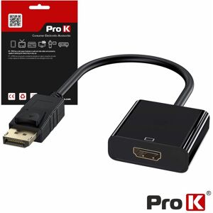 Adaptador Displayport Macho 0.20m / Hdmi Fêmea Prok Image
