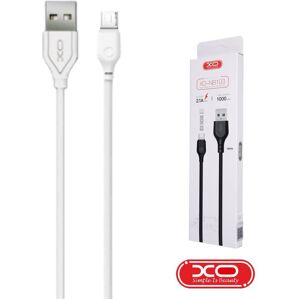 Cabo USB-A 2.0 Macho / Micro USB-B 2.1A 1M Branco XO Image