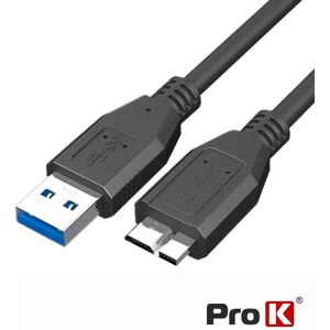 Cabo USB-A 3.0 Macho / Micro USB-B Macho 1m PROK Image