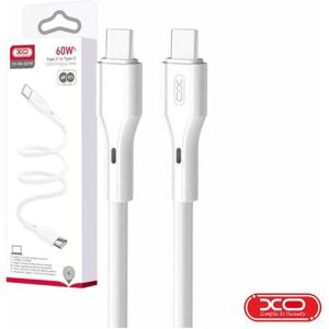Cabo USB-C Macho / USB-C Macho PD 60W 1m Branco XO Image