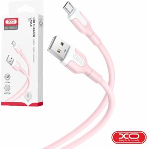 Cabo USB-A 2.0 Macho / Micro-USB 2.1A Rosa 1m XO Image