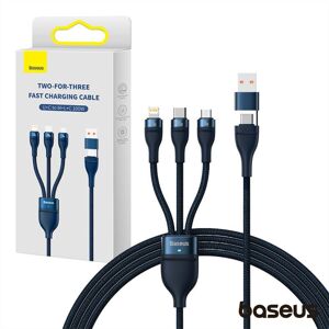 Cabo USB-A/C Macho/MicroUSB/USB-C/Lightning 1.2M 100W BASEUS Image