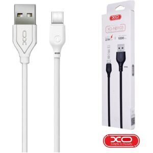 Cabo USB-A 2.0 Macho / USB-C 2.1A 1M Branco XO Image