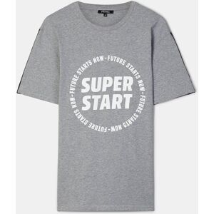 T-Shirts RMC RMC501 Homem - Cinza/Branco S Image