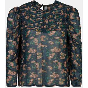 Blusas Pepe Jeans Dora Mulher - Marinho/Flores S Image