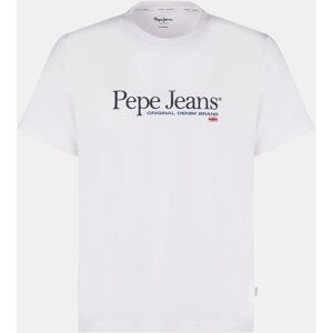 T-Shirts Pepe Jeans Albert Homem - Branco S Image
