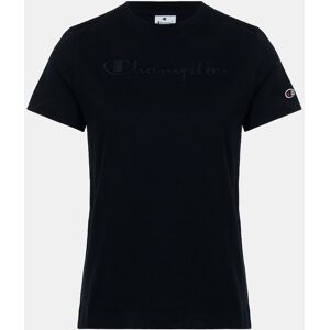 T-Shirts Champion Tonal Big Logo Jersey Mulher - Preto XS Image