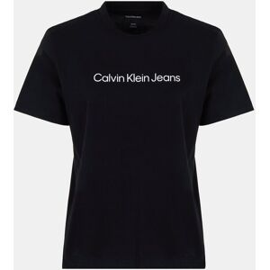 T-Shirts Calvin Klein Inst. Logo Classic Mulher - Preto S Image