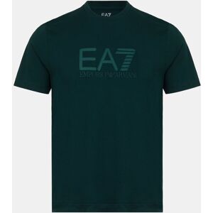 T-Shirts Emporio Armani EA7 Regular Fit Color Block Homem - Verde S Image