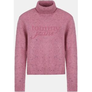 Camisolas Tommy Jeans Nep Turtleneck Mulher - Rosa XS Image