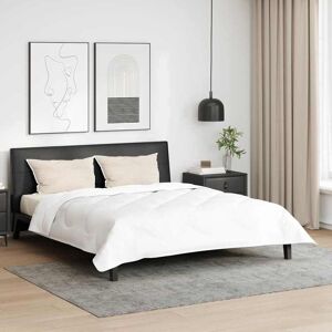 vidaXL Perne cu pernă Alb Bumbac 100% 130gsm Image