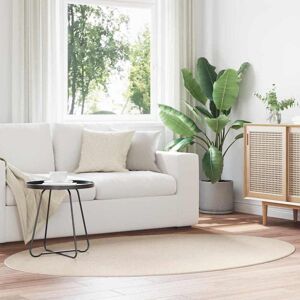 vidaXL Covor HUARTE Bej 140 x 200 cm Poliester Image