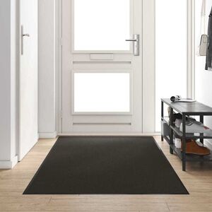 vidaXL Covoraș de intrare Altele Negru 120 x 250 cm Poliamidă și PVC Image