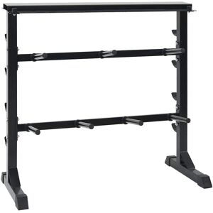 vidaXL Rama pentru gantere Negru 99 x 45 x 95.5 cm Image