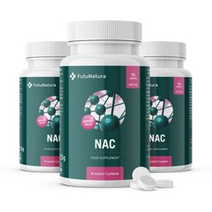 FutuNatura 3x NAC 600 mg, total 270 de comprimate Image