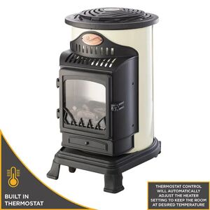 Universal Innovations Provence 3kW Cream Deluxe Portable Gas Heater with Thermostat Image