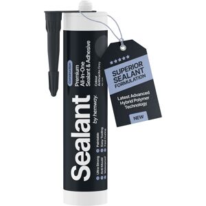 Hemway Construction Sealant & Adhesive   Anthracite Grey   Hybrid Polymer   All-In-One Image