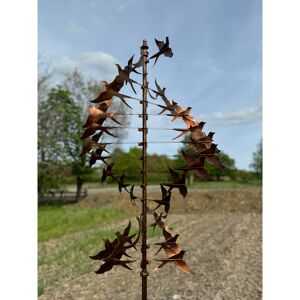 Dakota Fields Breeyanna Powder Coated Steel Garden Décor Gold;bronze 260cm H X 76cm W X 76cm D Image