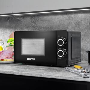 Geepas 1.8L Electric Kettle, 4 Slice Toaster & 20L Microwave Set- Black Grey 4 - Slice Image