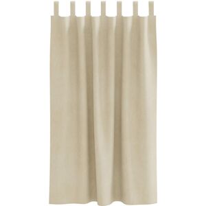 17 Stories Curtains Polyester 140 Cm Decorative Inlays Cream 140cm Width x 175cm Drop Image