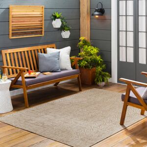 17 Stories Ranota Ranota Indoor & Outdoor Boho Brown Rug Brown;Cream;LightBeige;LightBrown Rectangle 160 x 230cm Image