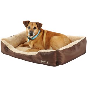 Archie & Oscar Bacup Dog Bed Brown XLarge(90 cm L x 70 cm W) Image