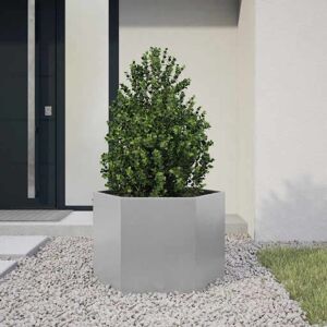 17 Stories Pot Planter Brown 45cm H X 69cm W X 60cm D Image