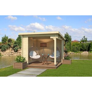 Lasita Maja Lasita Buffalo 275 - 9 x 9 Ft. Pent Roof Undercover Canopy (28mm) Image