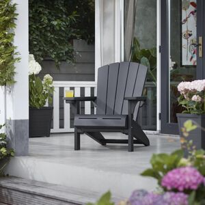 Keter Everest Adirondack Outdoor Garden Furniture Chair Teal 98cm H X 81cm W X 93cm D Image