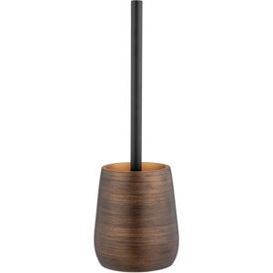 Rio Toilet Brushe And Holders Set,Practical,Polyresin,Bronze 15cm H X 5cm W Image