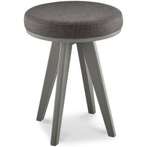 Corrigan Studio Bibiana Solid Wood Utility Stool Grey 47.7cm H X 38cm W X 38cm D Image