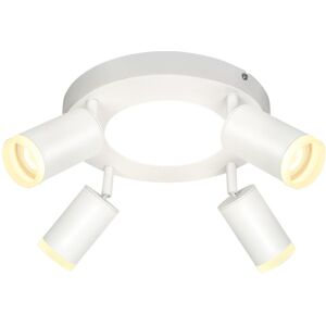 17 Stories Shanneka Spotlight White/Matt 16cm H X 25cm W X 25cm D Image