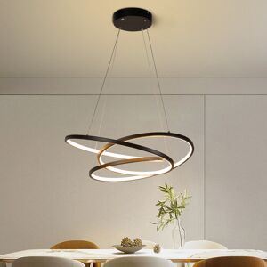 Blue Elephant 1 - Light Unique/Statement Dimmable LED Pendant Matte Black 6cm H X 64cm W X 49cm D Image