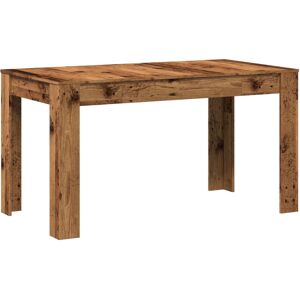 17 Stories Gille Dining Table 140 x 74.5 x 76 cm Engineered Wood Old Wood/Old Wood Image
