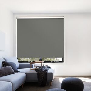 Symple Stuff Cut to Size Cordless Blackout Roller Blind Charcoal 190 cm L x 60 cm W Image